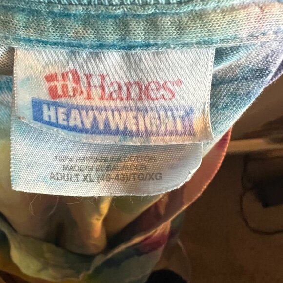 Hanes Adult Extra Large Tie Dye Heavy Longsleeve - Picture 5 of 6